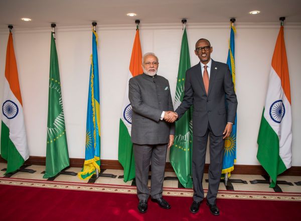 President Kagame hosts Prime Minister Narendra Modi of India for bilateral talks | Kigali, 23 July 2018