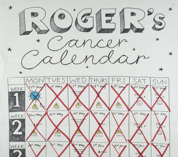 Cancer treatment calendar