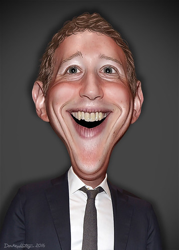 Mark Zuckerberg - Caricature