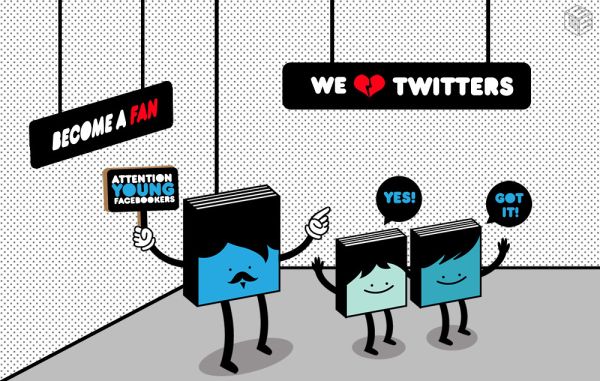 Facebookers vs. Twitters