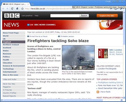 Fame! on BBC News