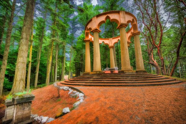 Afterglow Vista, John S. McMillin Memorial Mausoleum, Roche Harbor
