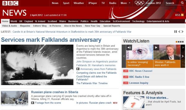 BBC News - 2 April 2012
