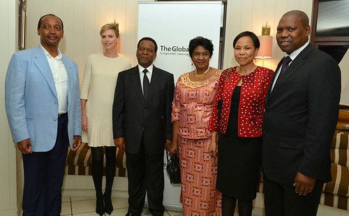 Dinner in support of the Global Fund with Charlize Theron, 01 August 2013