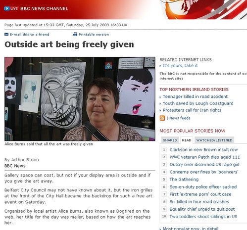 bbc news Its Yours Take It Belfast