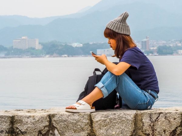 Un Whatsapp ... no, un Line