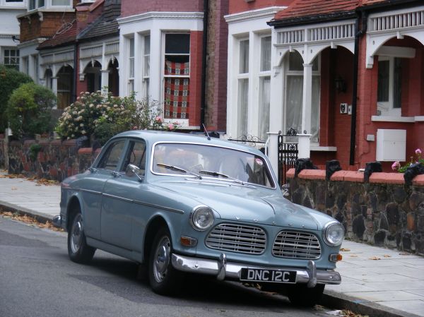 Volvo Amazon saloon, 1965 model. London.