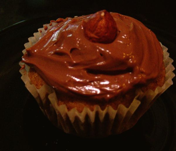 Hazelnut Cupcake with Mochanut Mousse