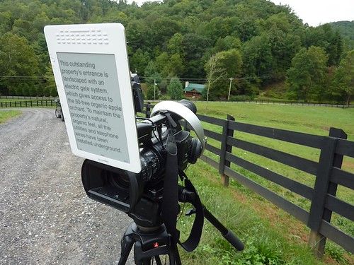 Amazon Kindle DX Teleprompter
