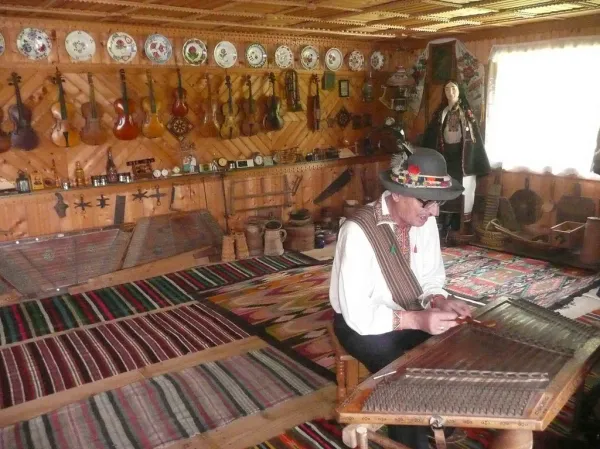 Roman Kumlyk The Owner Of The Museum Of Musical Instruments And Hutsuls Lifestyle In Verkhovyna (Ukraine)