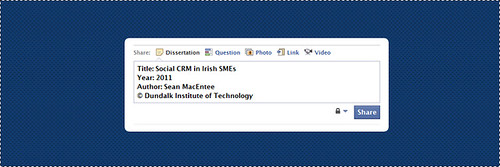 dissertation facebook