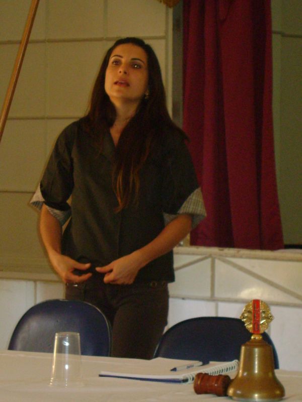 Palestra no Seminário de Desenvolvimento de Lideranças do Distrito LEO L D-9 em Urussanga