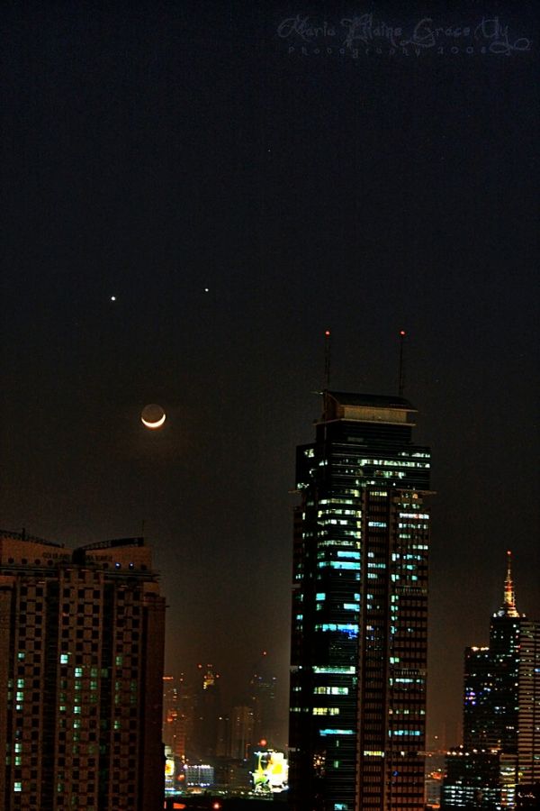 Jupiter, Venus and the Moon (Explored#1)