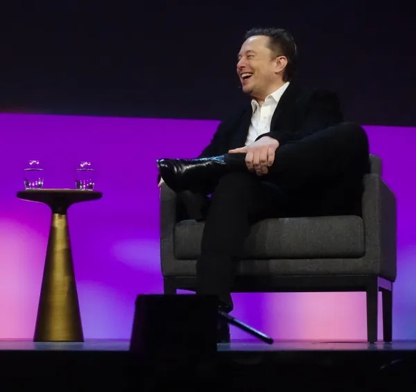 Happy Elon Musk