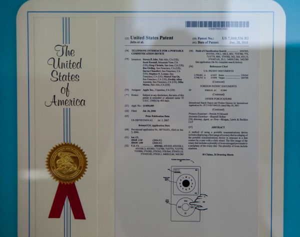 An Apple iPod Patent - Steve Jobs Exhibition