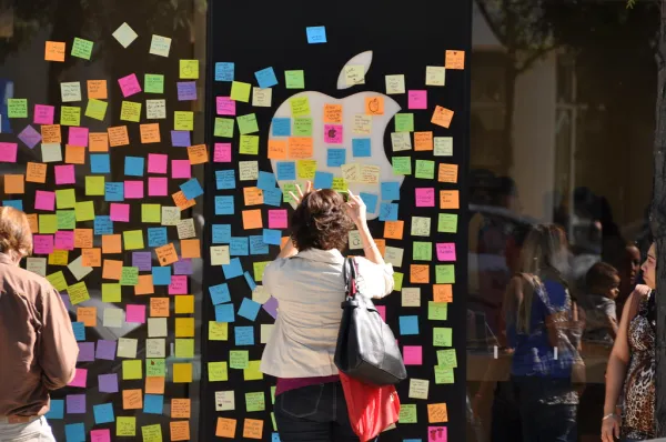 Steve Jobs tribute - Clarendon, VA