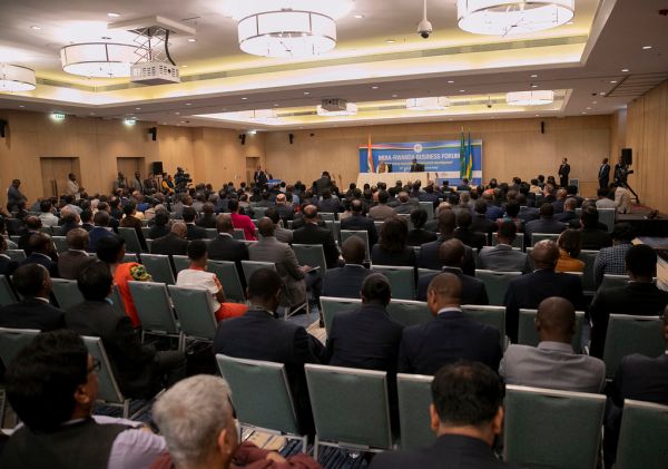 President Kagame and Prime Minister Narendra Modi of India attend the India-Rwanda Business Forum | Kigali, 24 July 2018