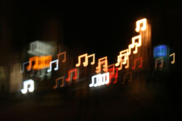Music Note Bokeh