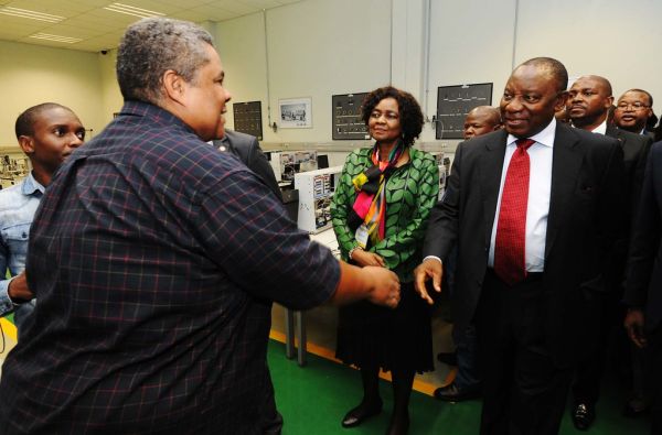 Deputy President Cyril Ramaphosa visits Gauteng Automotive Learning Centre delivers opening remarks of last HRDC meeting
