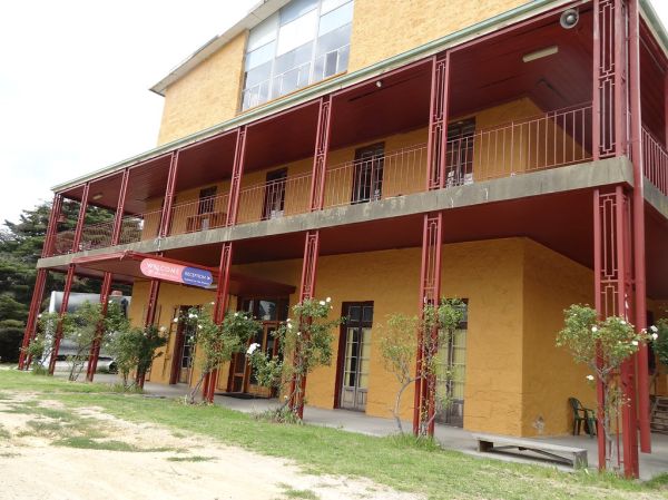 Norton Summit. Old Morialta House built for Sir John Baker 1847. Was Morialta orphanage 1924 to 1974. Now has been modernised with a new upper floor. Owned by Youth with a Mission training group. Note new top floor building.