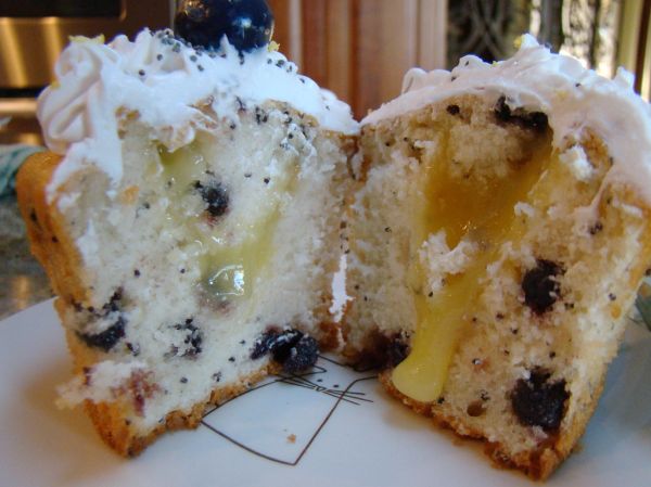 Cross Section Blueberried Lemon Poppyseed