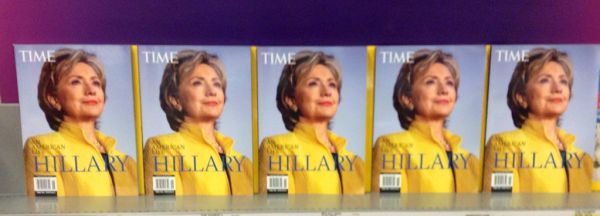 Hillary Clinton Time Cover, 8/2014 by Mike Mozart of TheToyChannel and JeepersMedia on YouTube.