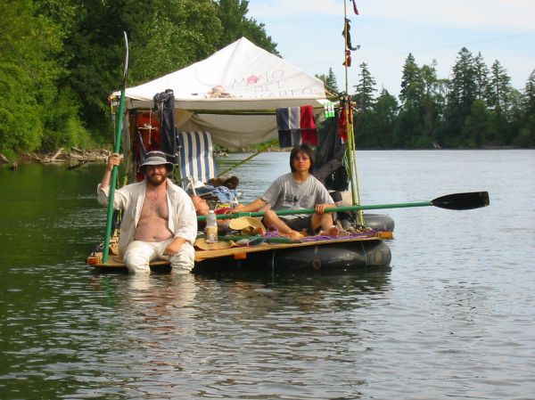 Johnny and Edgar on Mo/ano Del Diablo