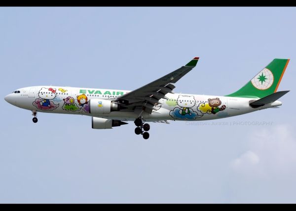 A330-203 | EVA Air | Hello Kitty Speed Puff | B-16309 | HKG