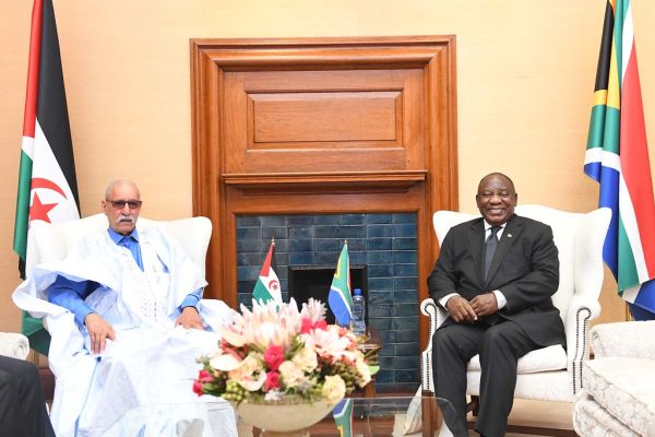 President Cyril Ramaphosa hosts President Brahim Ghali of the Saharawi Arab Democratic Republic/Western Sahara