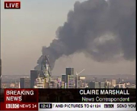 East London Fire (BBC News 24)