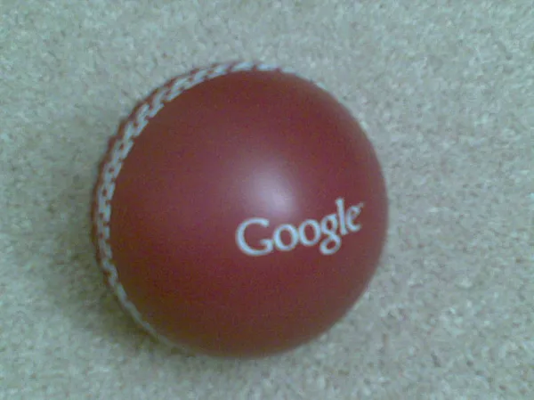 google cricket stress ball