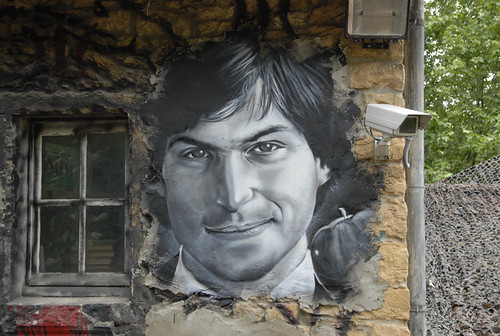 Steve Jobs painted portrait _DDC7953