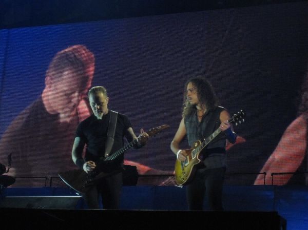 James & Kirk ( Metallica @ Foro Sol - Mexico 2009 )