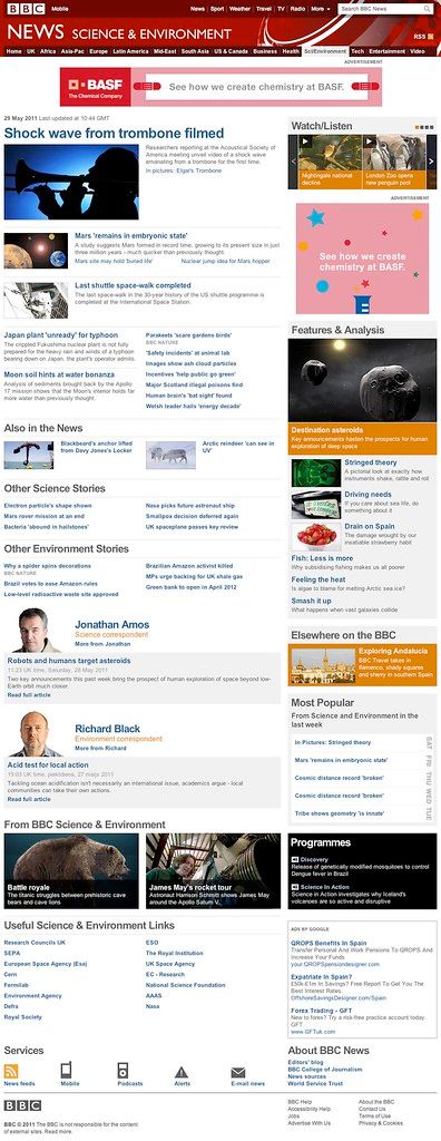 BBC News - Science & Environment (20110529)