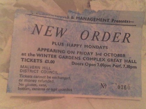 NEW ORDER PLUS HAPPY MONDAYS