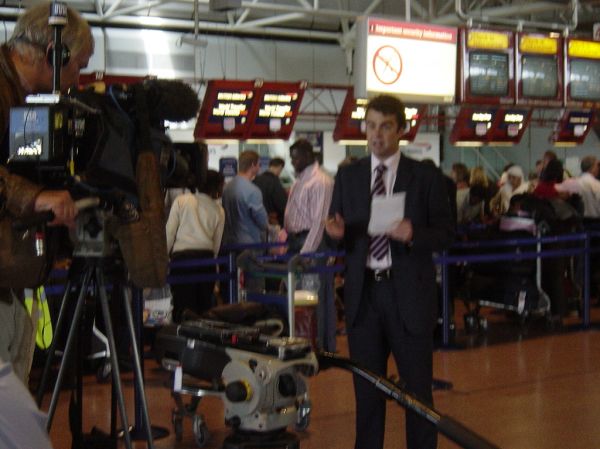 BBC News at Heathrow