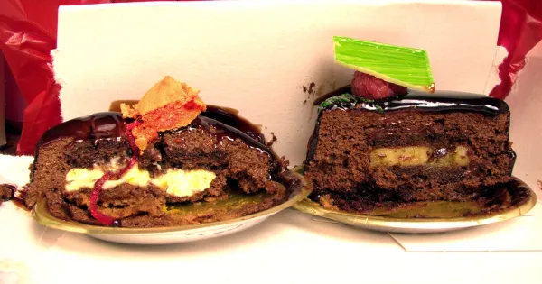 Chocolate cakes from Gaulupeau, Versailles