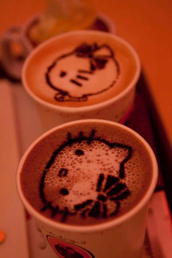 Hello Kitty Cafe, Hongdae, Seoul, South Korea