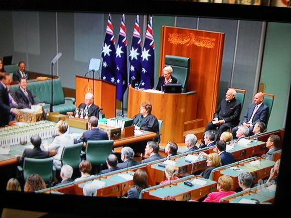 Parliament and Narendra Modi's present