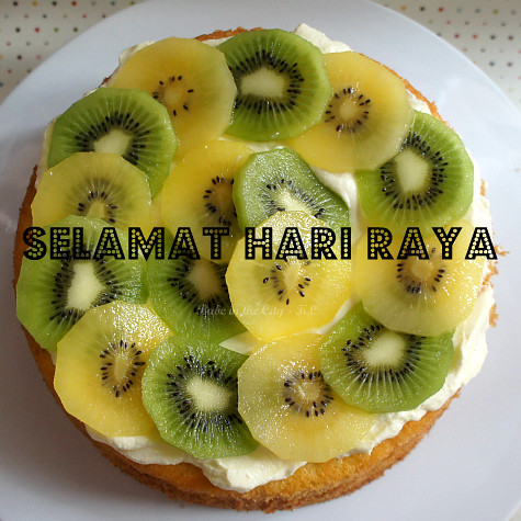 Day 11 Lemon Sponge with Zespri Kiwifruits 01