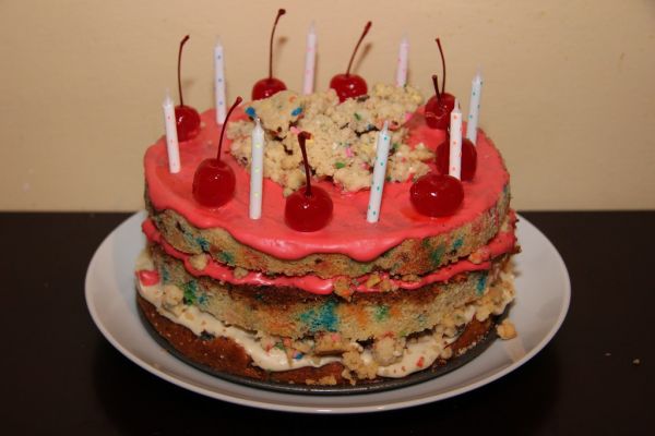 The Manhattan birthday cake