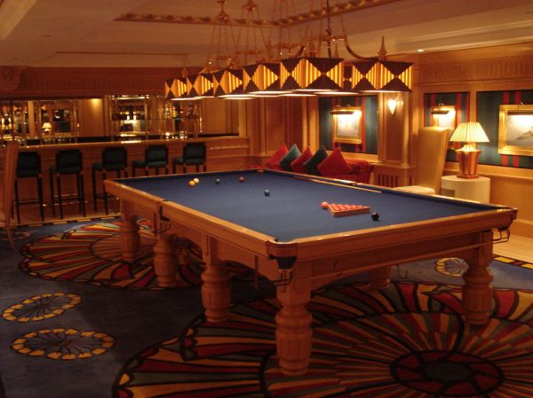 Billiard room Burj Al-Arab