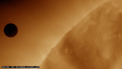 NASA's SDO Satellite Captures Venus Transit Approach