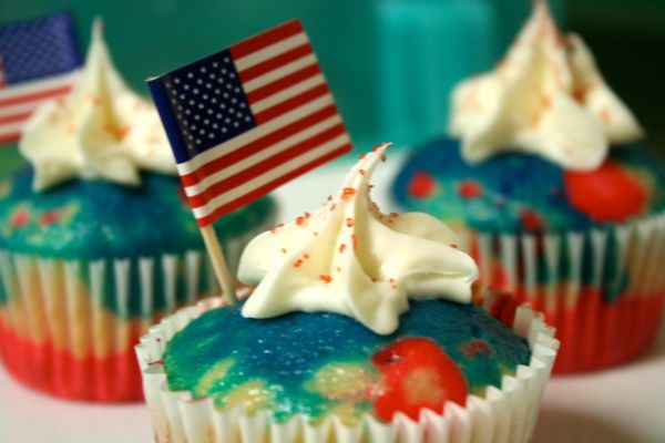 4th of July cupcakes
