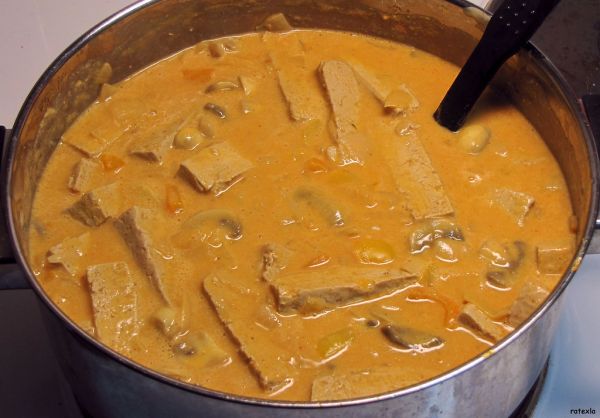 20100808k Vegan Tofu Stroganoff - recipe included!
