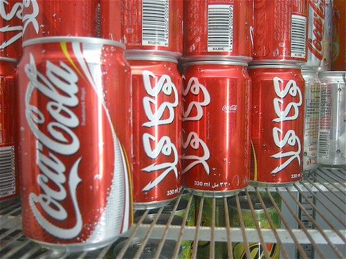 Coca-Cola, in Arabic