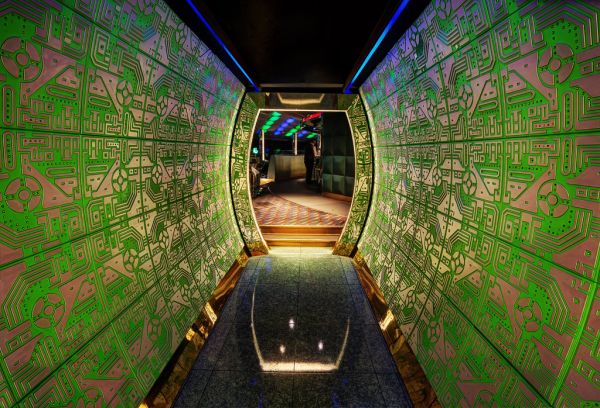 Entering The Bar Atop The Burj Al Arab