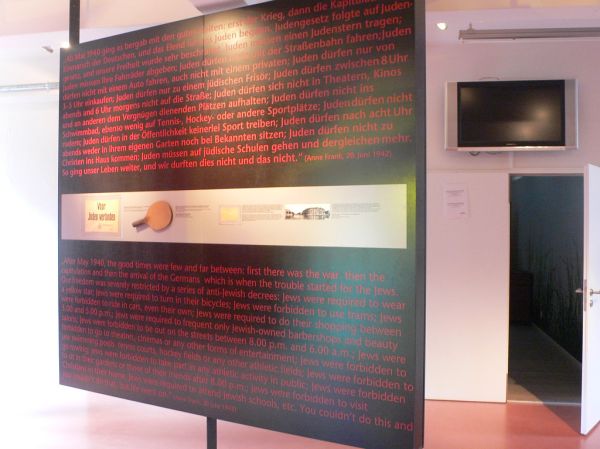 At the Anne Frank Museum in Berlin