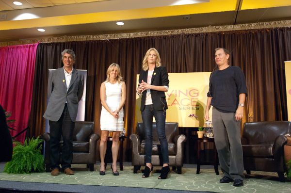 Charlize Theron at UC-Irvine Living Peace Series. December 4, 2010.