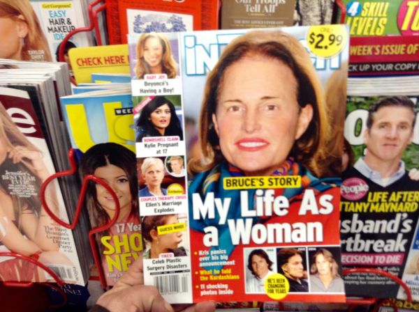 InTouch Magazine, Bruce Jenner Photoshopped Transgender Cover, 1/2015, pic of magazine by Mike Mozart of TheToyChannel and JeepersMedia on YouTube #Bruce #Jenner #Intouch #Magazine #Photoshop